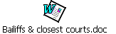 Bailiffs & closest courts.doc